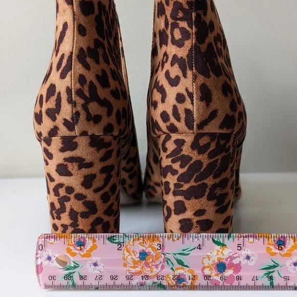 Lane Bryant Dream Cloud Cutout High Heel Bootie - Leopard - 11W - Picture 6 of 15